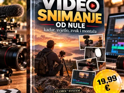 VIDEOSNIMANJE OD NULE – Kadar, svjetlo, zvuk i montaža