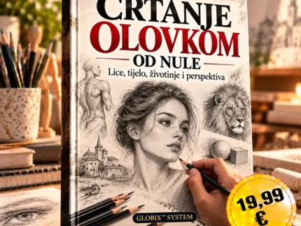 CRTANJE OLOVKOM OD NULE – Lice, tijelo, životinje i perspektiva