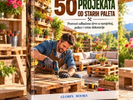 50 PROJEKATA OD STARIH PALETA – Pretvori odbačeno drvo u namještaj, police i vrtne dekoracije