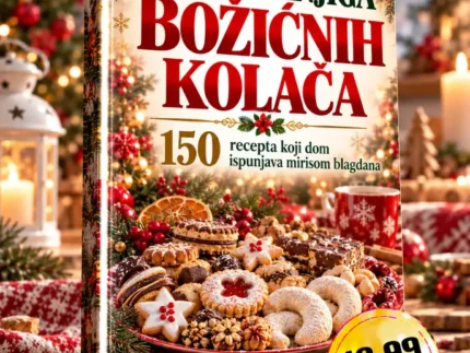 🎄 VELIKA KNJIGA BOŽIĆNIH KOLAČA - 150 RECEPATA KOJI DOM ISPUNJAVAJU MIRISOM BLAGDANA