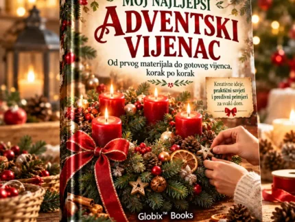 MOJ NAJLJEPŠI ADVENTSKI VIJENAC – Od prvog materijala do gotovog vijenca, korak po korak