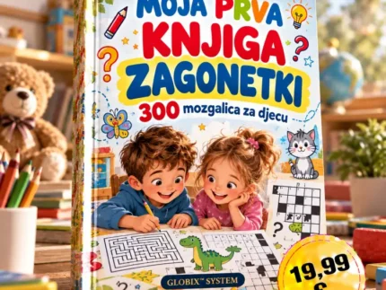 MOJA PRVA KNJIGA ZAGONETKI – 300 mozgalica za djecu