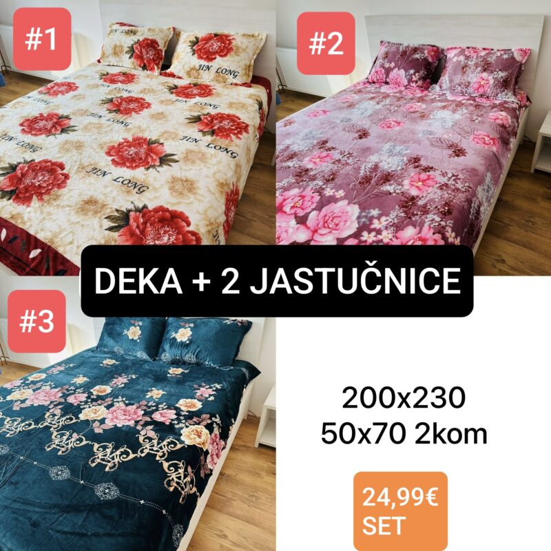 deka+jastučnice set